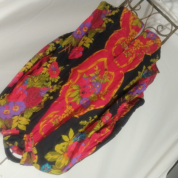 Vintage Baroque floral Anne Pinkerton blouse - Picture 4 of 7